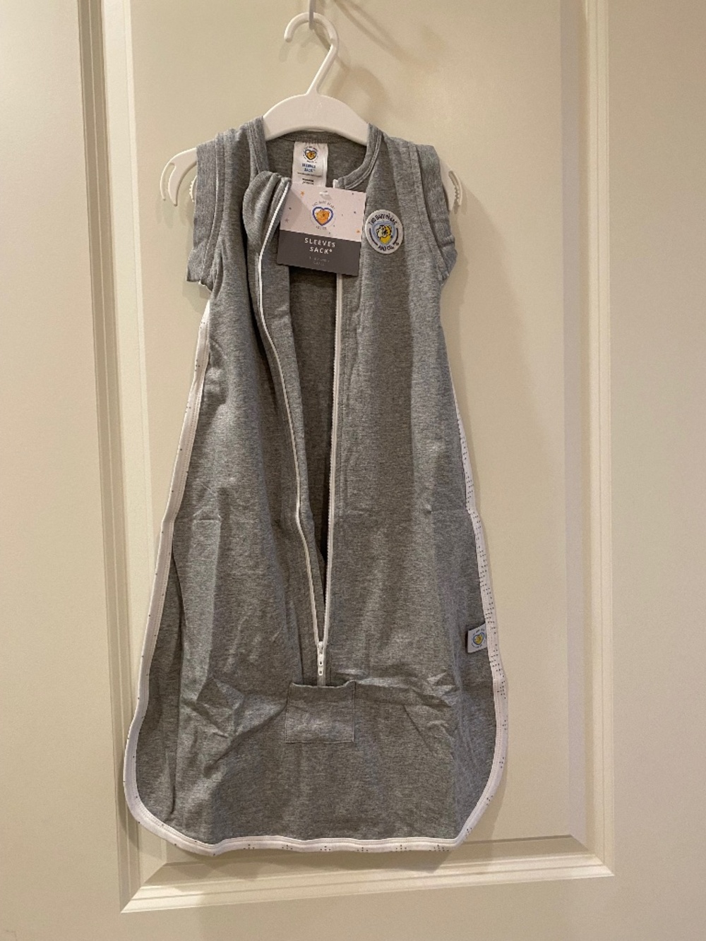 Two Baby Bears Sleeves Sack – Gray | NWT